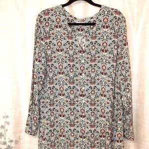 Jjill floral tunic